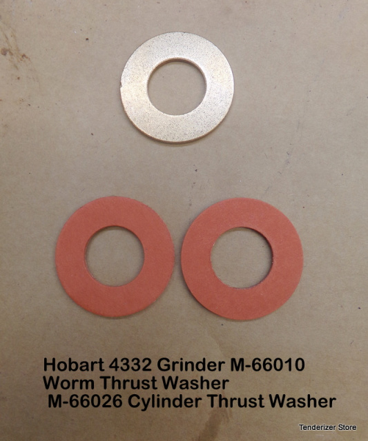 Hobart 4532 Grinder M66010 Worm Thrust Washer M66026 Cylinder Thrust